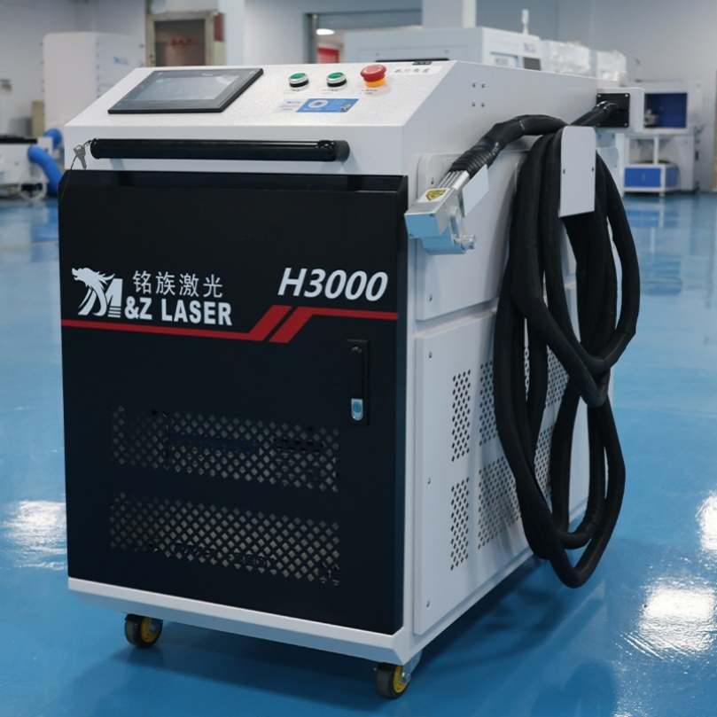 Industrial 1500W 2000W 3000W 6000W Laser Cleaning Machine Metal Cleaner with Small Portable Head for Rust Dusty Paint Oil Removing