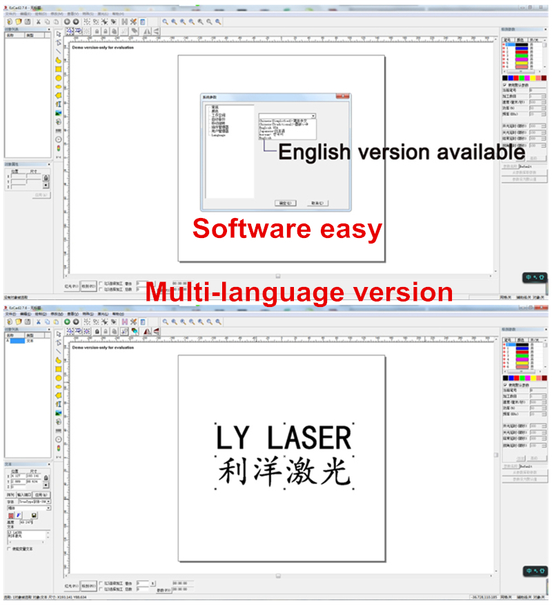 50W RAYCUS JPT MOPA Desktop Mini Fiber Laser Marking Machine 30W Laser Engraver 20W Nameplate Engraving Metal Carving