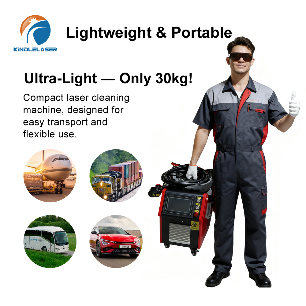 Pulse Laser Cleaning System For Rust Removal Paint Stripping And Surface Restoration