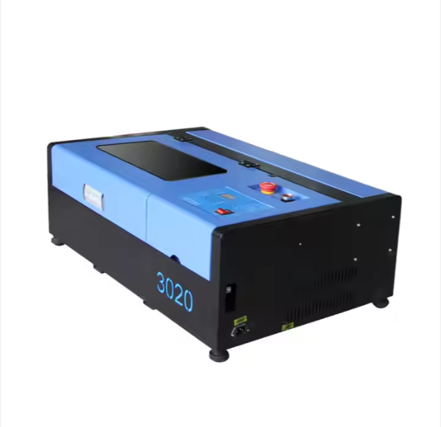 3020 Co2 Laser Cutting Machine for Acrylic Plastic Rubber Ceramic Wood Engraving Supports AI BMP PLT Graphic Format for Metal