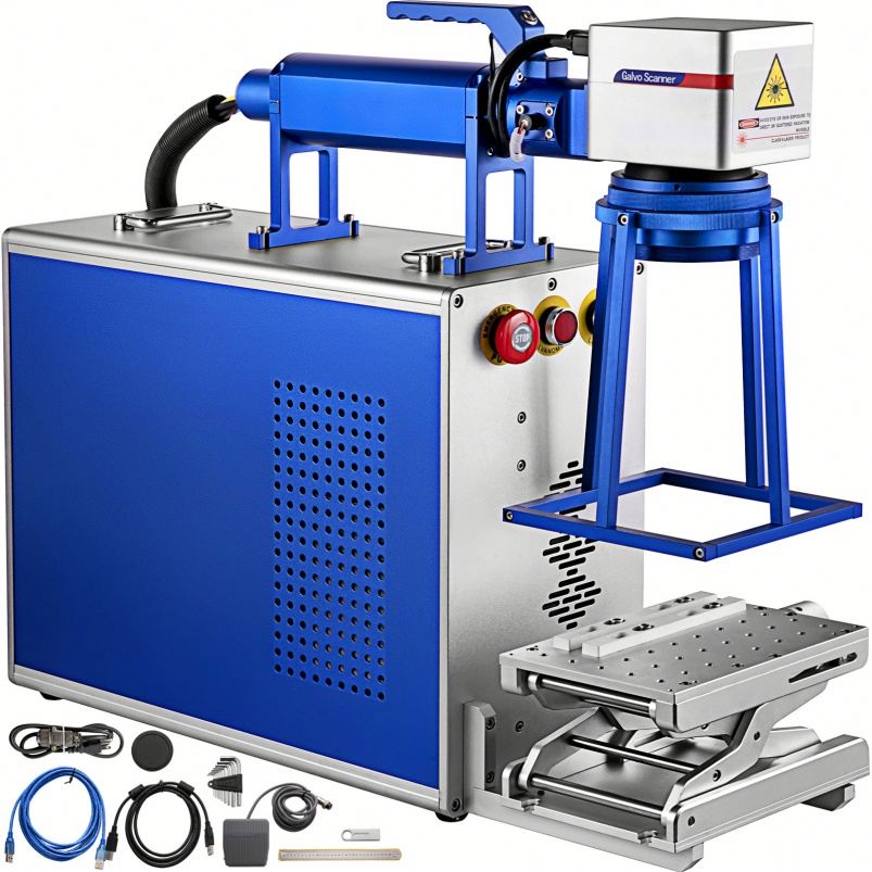New Hand Held 20W/30W/50W 4.3x4.3" Metal Engraver Tube Fiber Laser Cutting Machine Metal Fiber Laser Cutting Machine