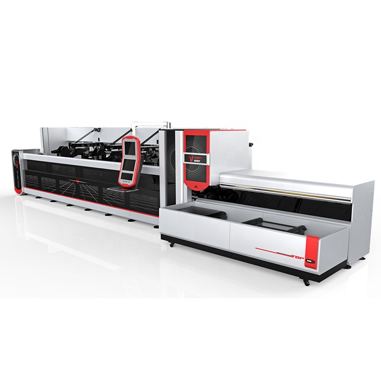 2020 New High Power Tube Fiber Laser Cutting Machine with High Speed Metal Cutting AI Support Water Cooling High Accuracy
