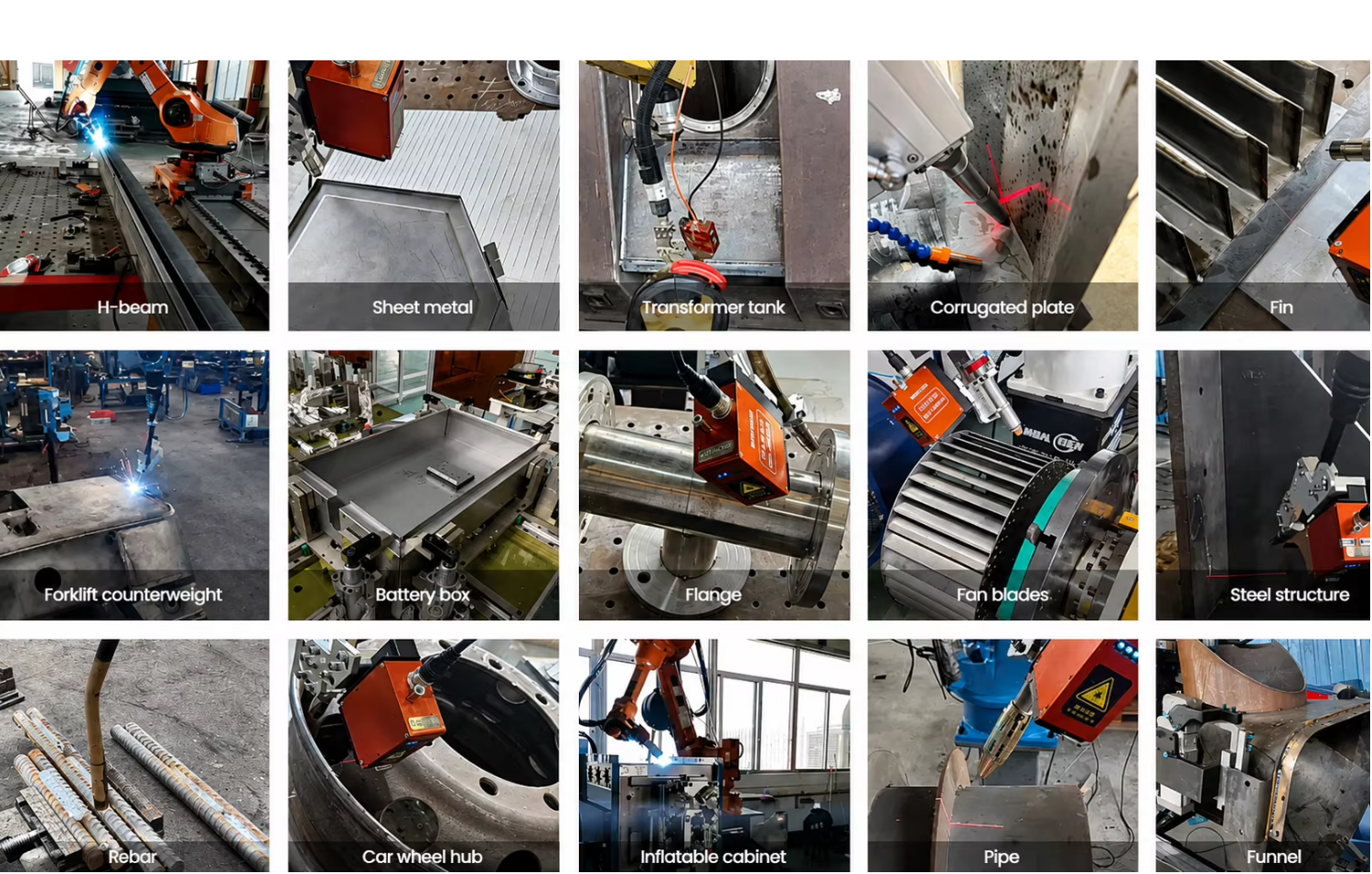 Laser Seam Tracking Welding System Application Cases