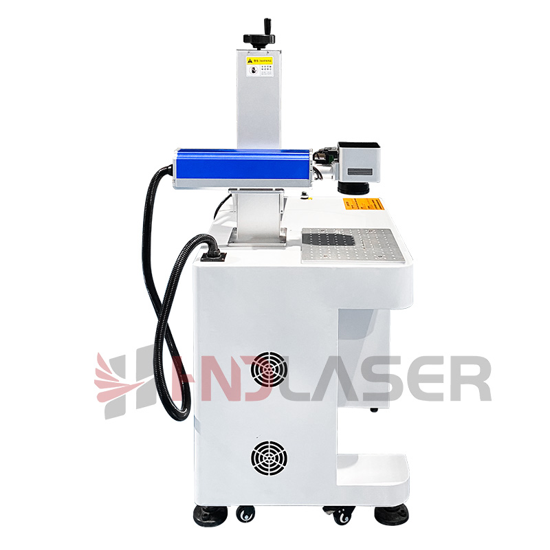 50W 100W 200W Portable 3D Logo Marker Engraver CNC Galvo Fiber Laser Marking Engraving Coding Ecthing Machine Price for Gold Metal Stone Glass Aluminum Jewelry