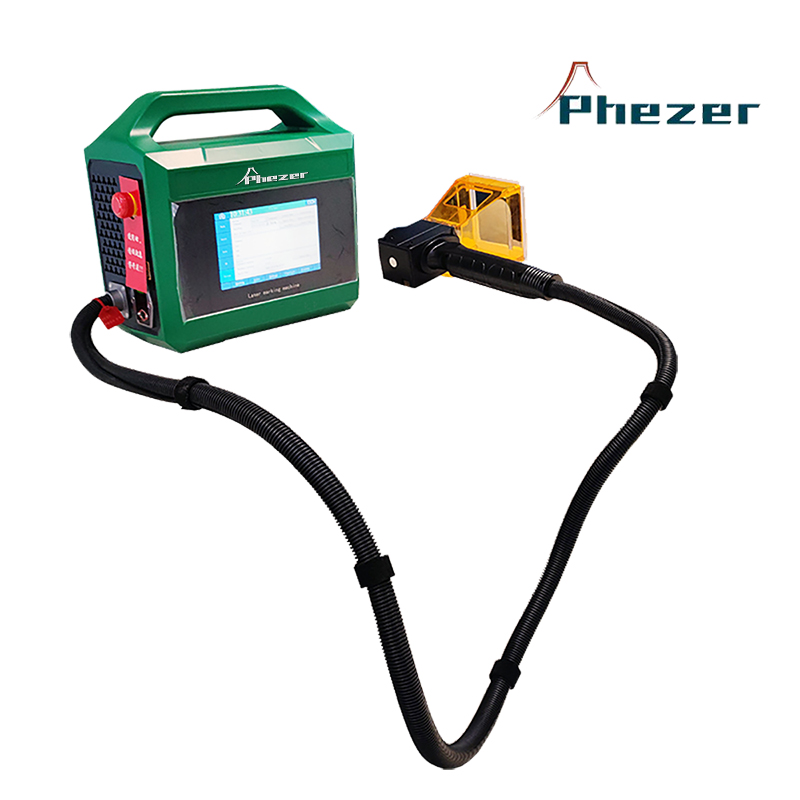 China Fast Speed Portable Fiber Laser Marking Machine Hand Held Laser Cutting Machine for Metal Aluminium Steel Glass