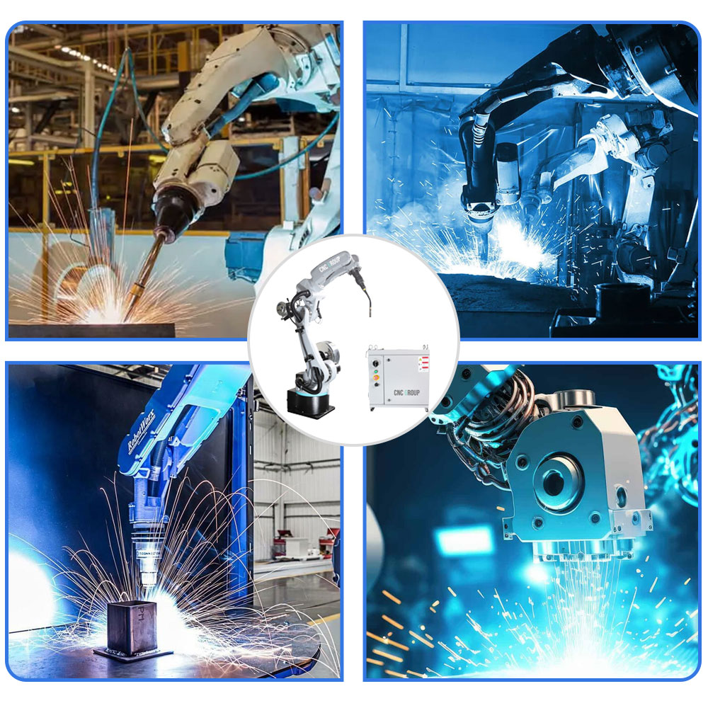 Robotic Welding Workstation With Automatic Welding Robot Laser Seam Tracking MIG System Positioner Production Good Price