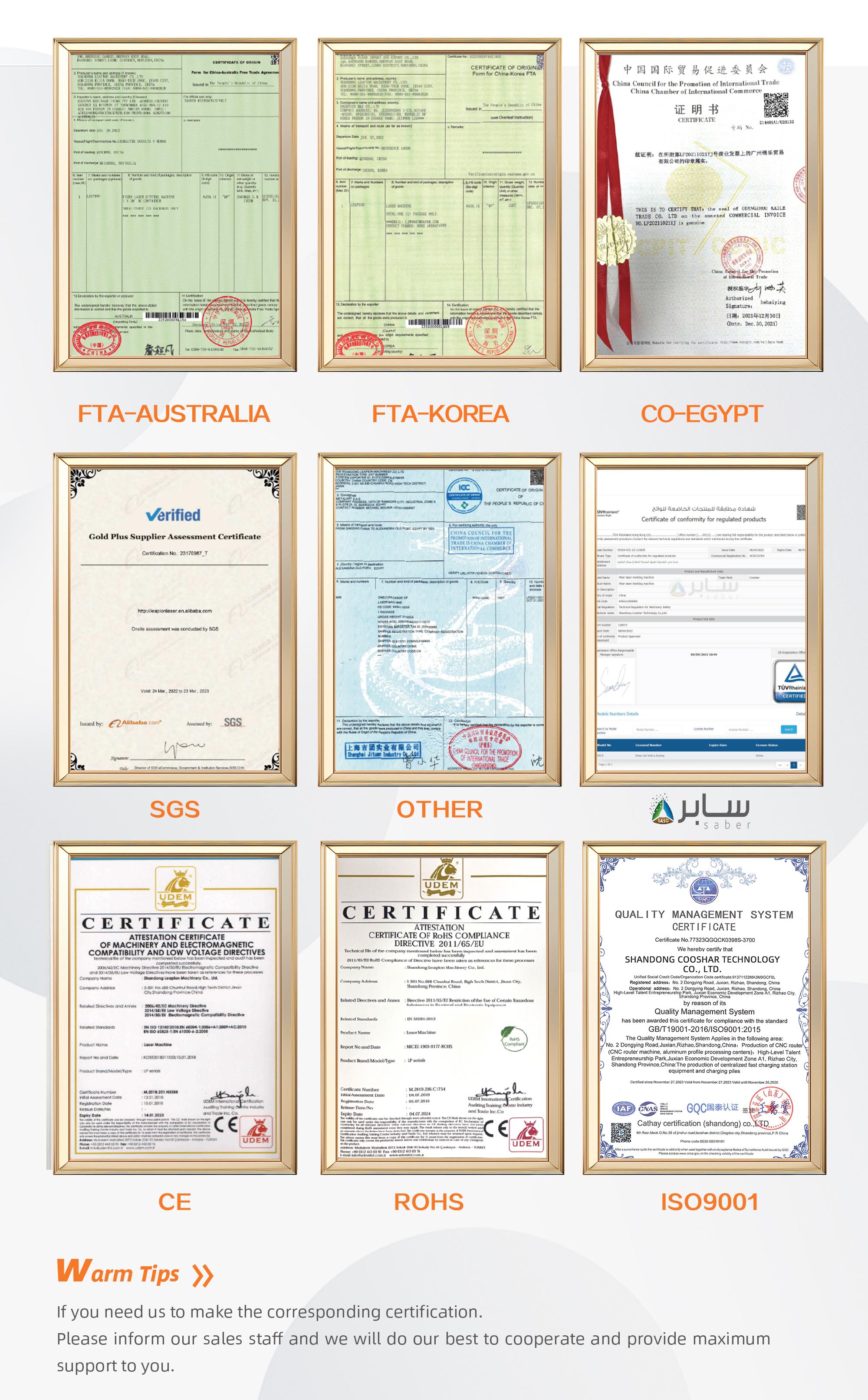 Product Certifications