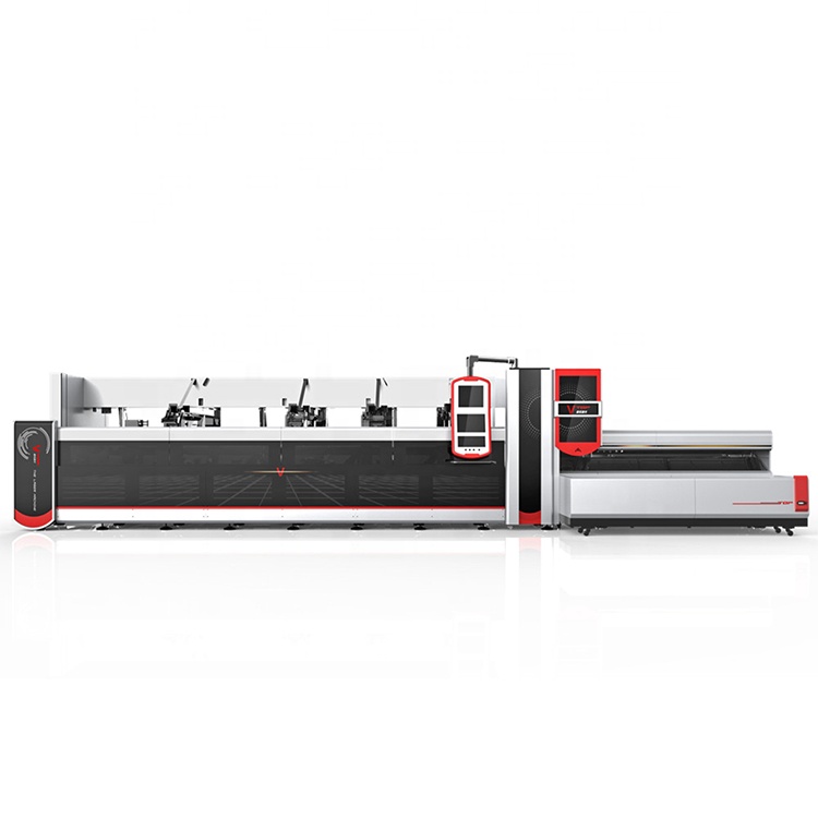 2020 New High Power Tube Fiber Laser Cutting Machine with High Speed Metal Cutting AI Support Water Cooling High Accuracy