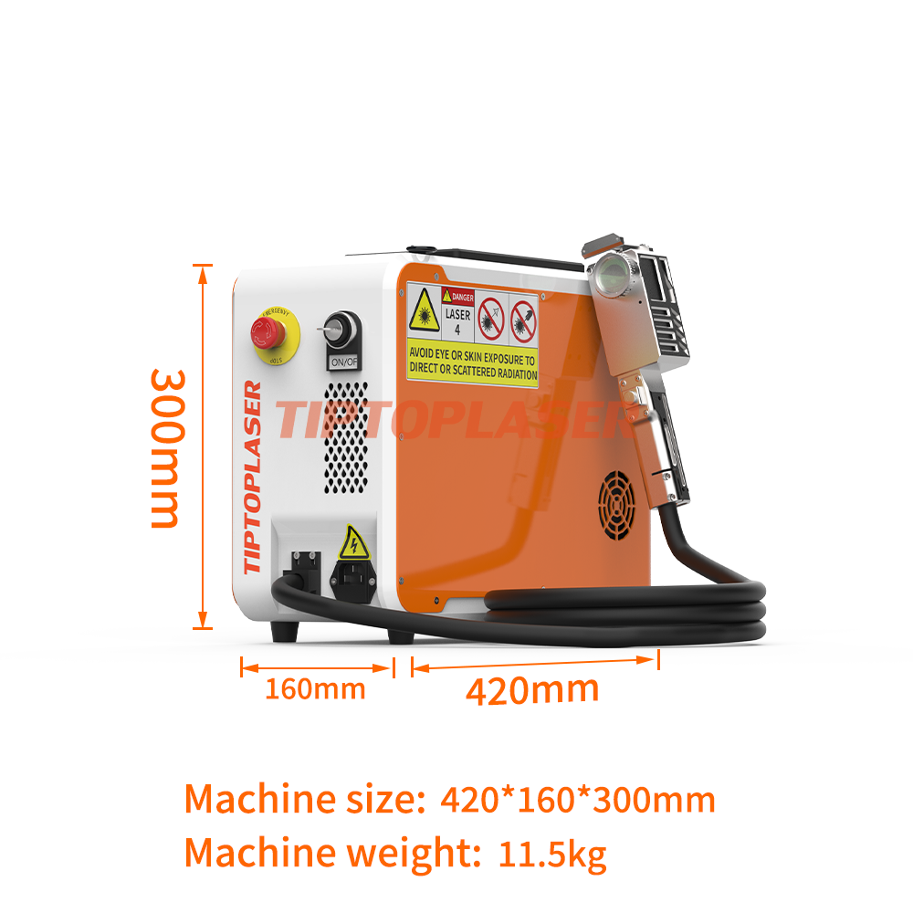 Backpack Laser Cleaner Front View