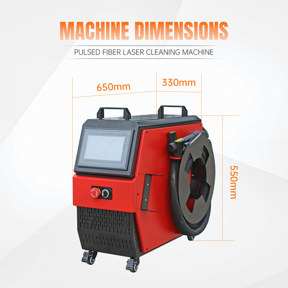 Unitek Pulse Laser Cleaning Machine 500w for Wood Laser Fiber Cleaning Machine rust Removal Laser Cleaning Machine