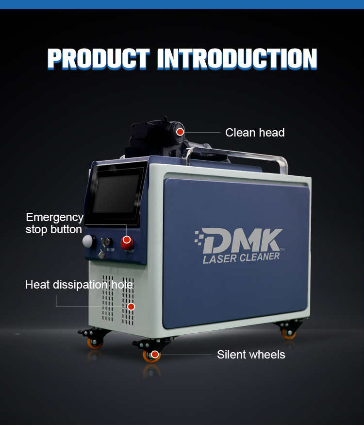 Non-destructive Texturing Polishing Pulse Laser Cleaning Machine 100w 200w Customized Laser Source
