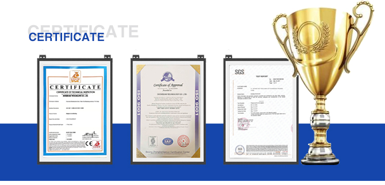 Quality Certificate Display