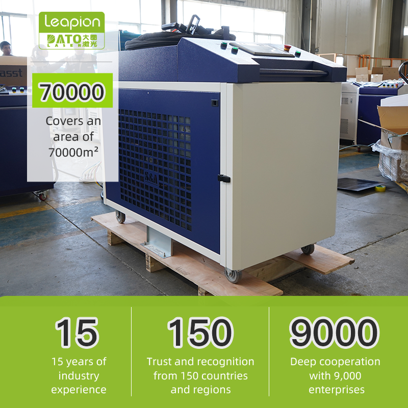 Metal rust Removal 6kW Handheld Continuous Wave Fiber Laser Cleaning Machine 6000W
