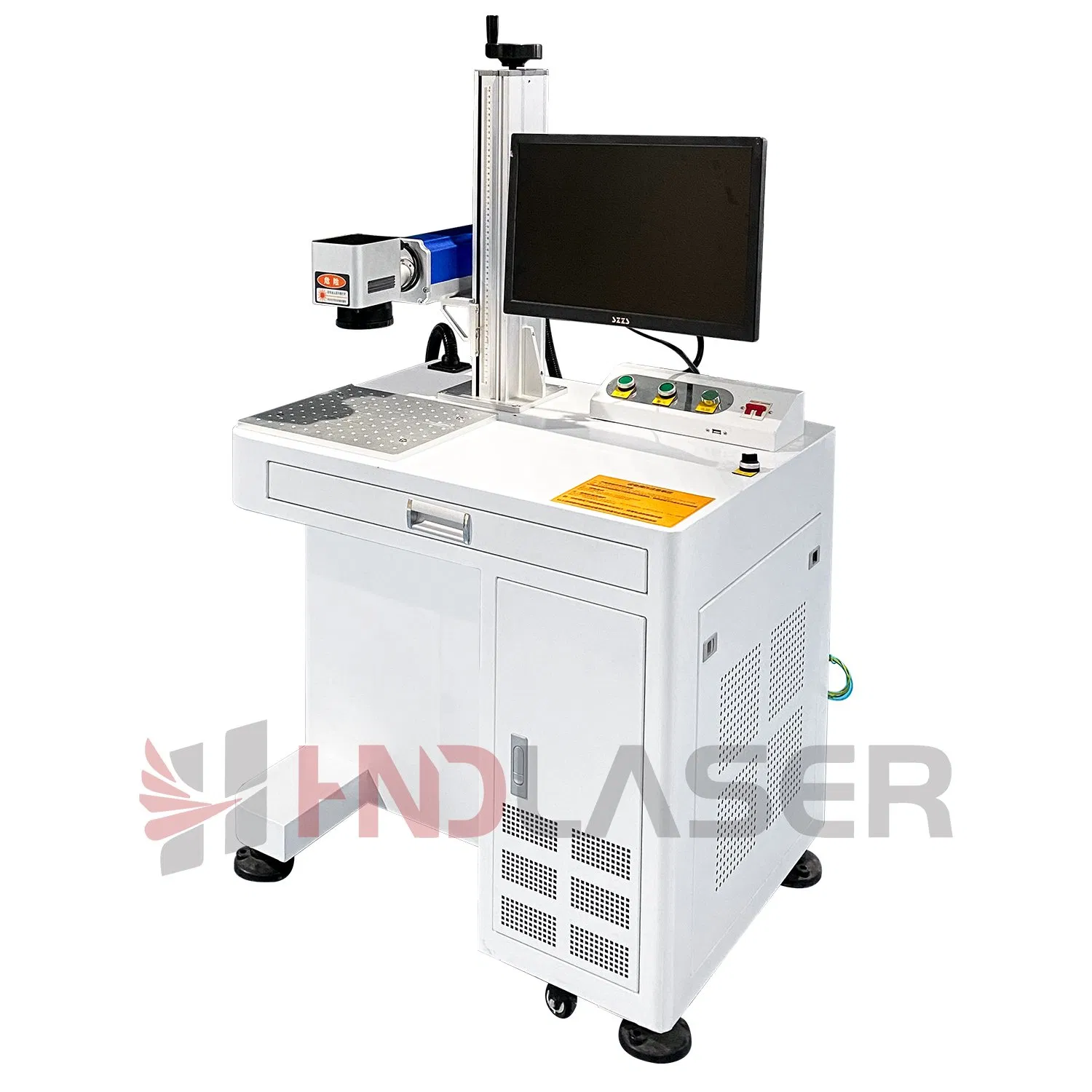 30W 50W 100W 200W CNC 3D Portable Engraver Marker Stone Metal Glass Jewelry Aluminum Fiber Galvo Laser Marking Engraving Coding Ecthing Engrave Machine Price