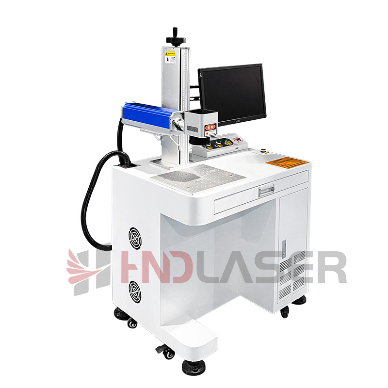 50W 100W 200W Portable 3D Logo Marker Engraver CNC Galvo Fiber Laser Marking Engraving Coding Ecthing Machine Price for Gold Metal Stone Glass Aluminum Jewelry