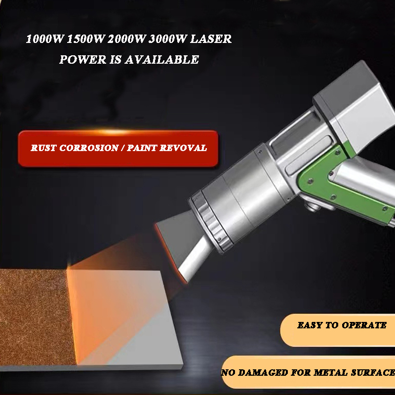 CE Certificated Portable 1500W 2000W 3kw 6kw 6000W Raycus Fiber Laser Stripping Cleaning Machine for Metal Paint Coating Rust Removal