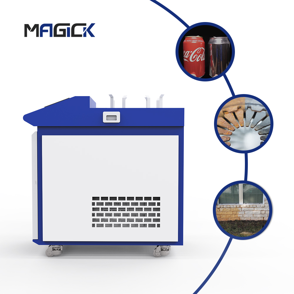 1.5kw Handheld Laser Cleaning Machine 1500w 2000w 3000w SUP22C High Power Portable Steel Laser Cleaning Machine