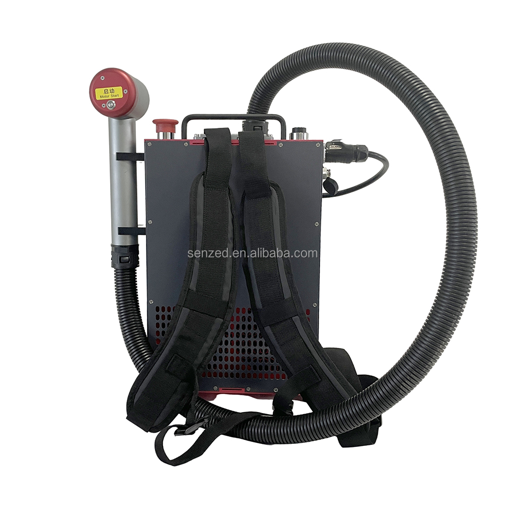 JPT Backpack Pulse Laser Cleaner Machine for Metal Wood Paint Rust &amp; Stone