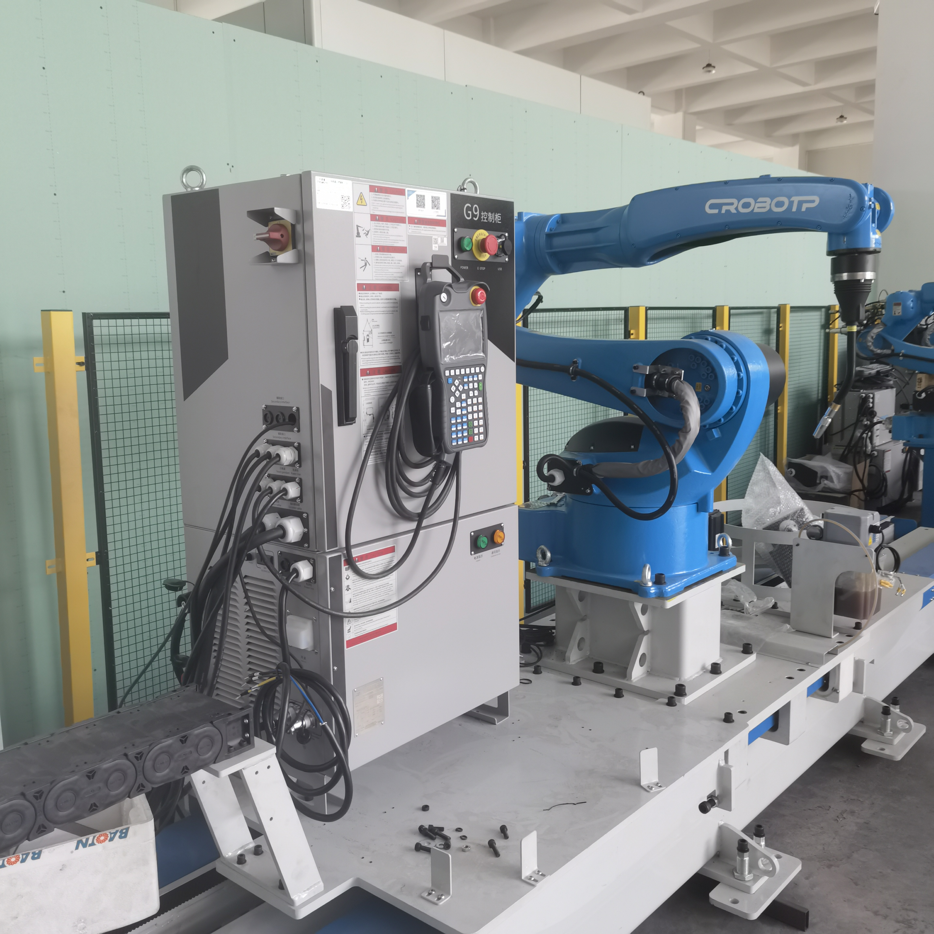 ES Laser Automatic Fiber Laser Welding Robot Compact Structure High Precision High Speed High Expansibility Easy Operation High