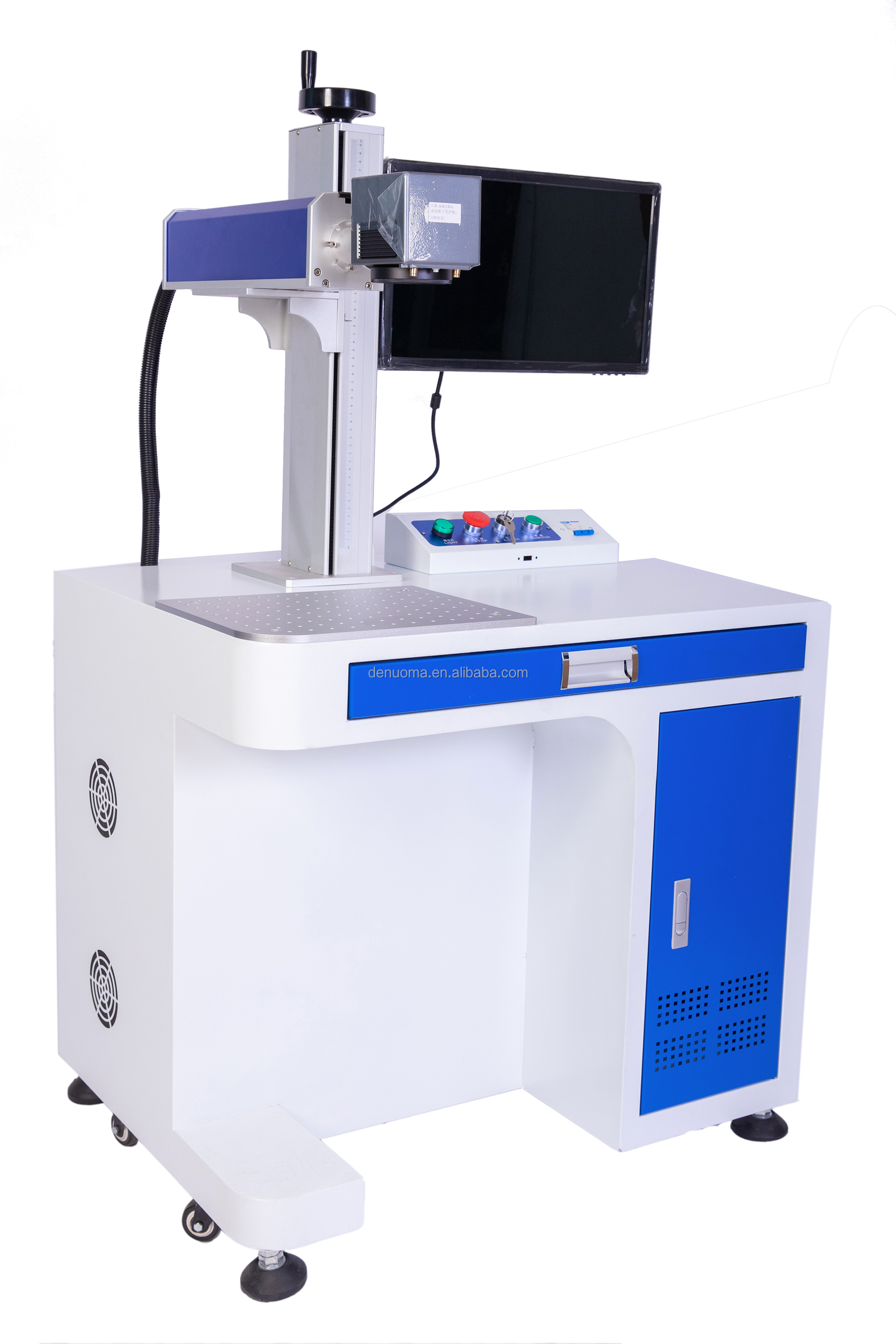 Fiber optic laser machine setup detail 5