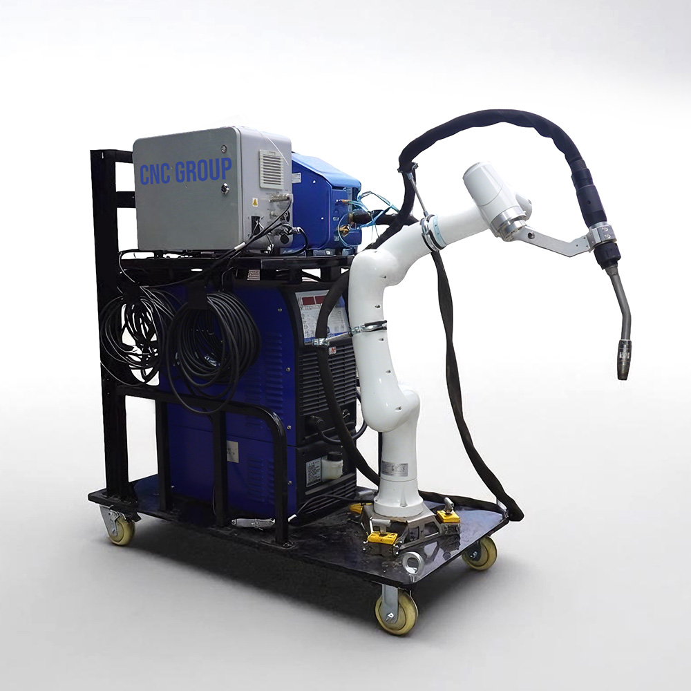 Human-Machine Cooperation Collaborative Welding Robot With Mobile Welding Trolley Low Labor Cost