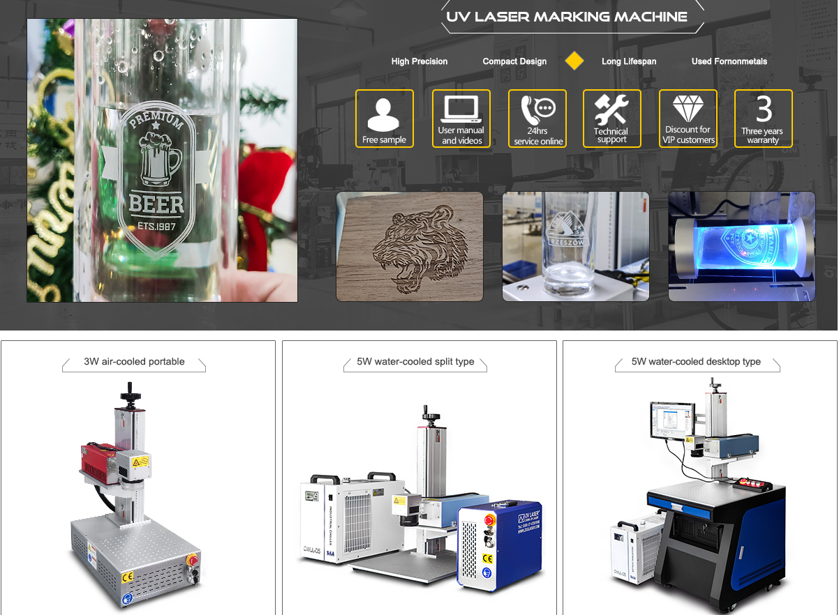 JPT/Huaray UV Laser Marking Machine Product View