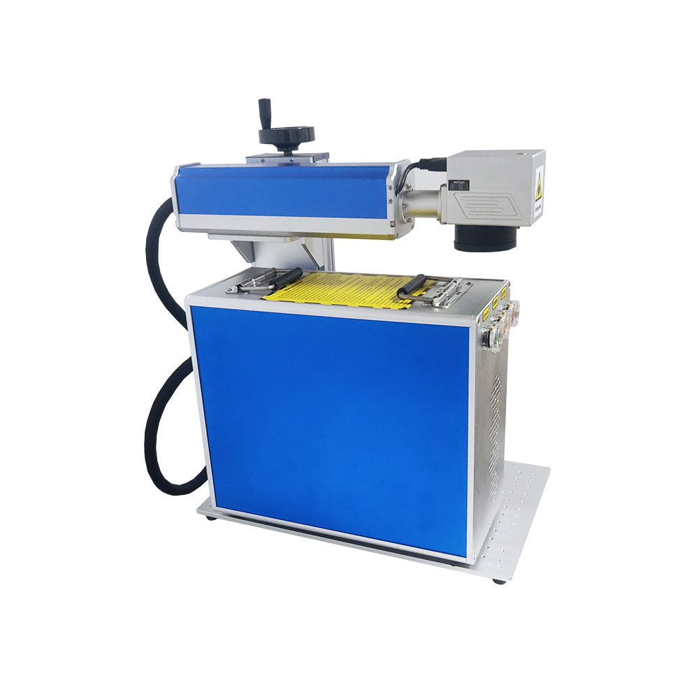 Hot Sale Fiber Laser Marking Machine Desktop Raycus Engraving Device 20W 30W 50W Stainless Steel Metal Wood Work Engraver
