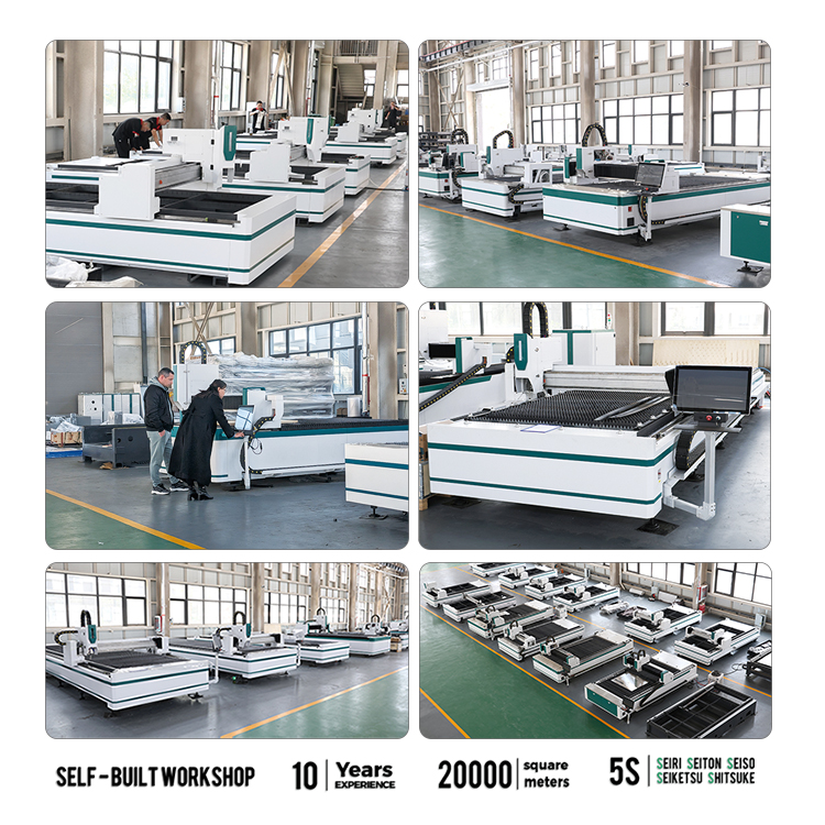 Metal Sheet Fiber Laser Cutter 3015 Model 1500W/3000W/6000W/12000W/20000W High Power Option