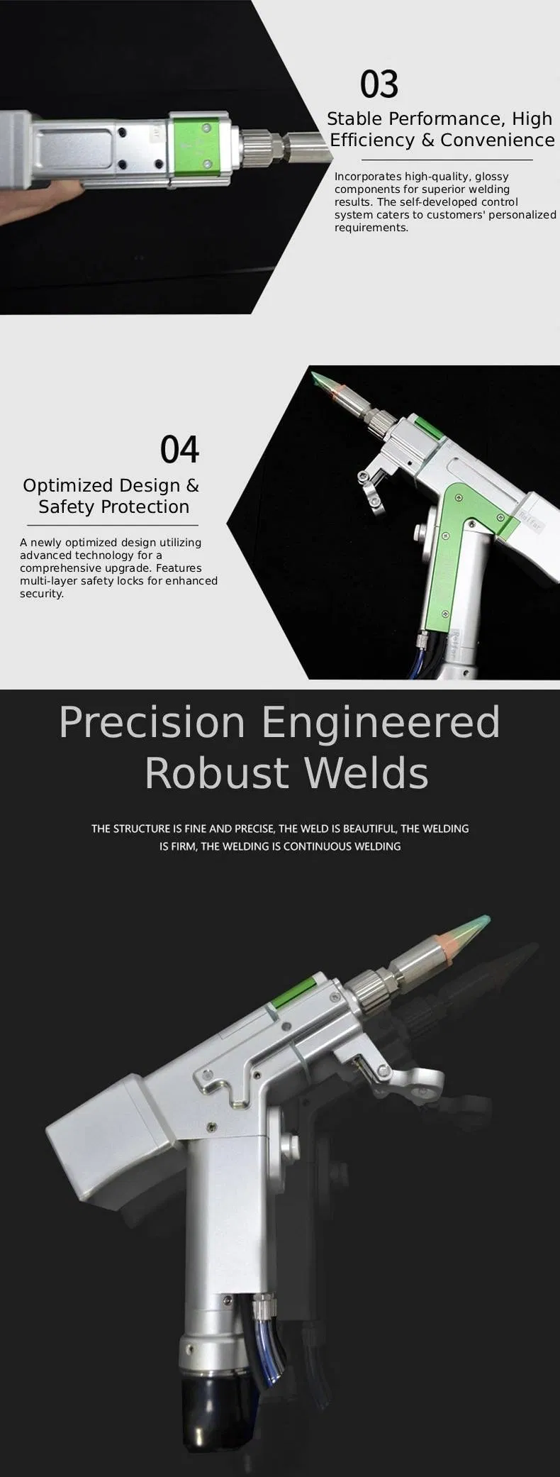 Laser welding process detail