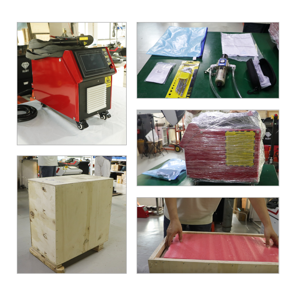 Pulse Laser Cleaning System For Rust Removal Paint Stripping And Surface Restoration