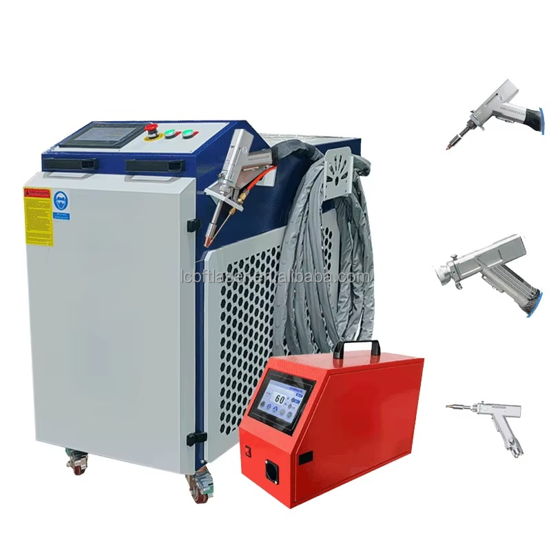Laser Cleaning Machine Welder Continuous Wave Steel Fiber Laser Welding Machine 4 in 1 Function