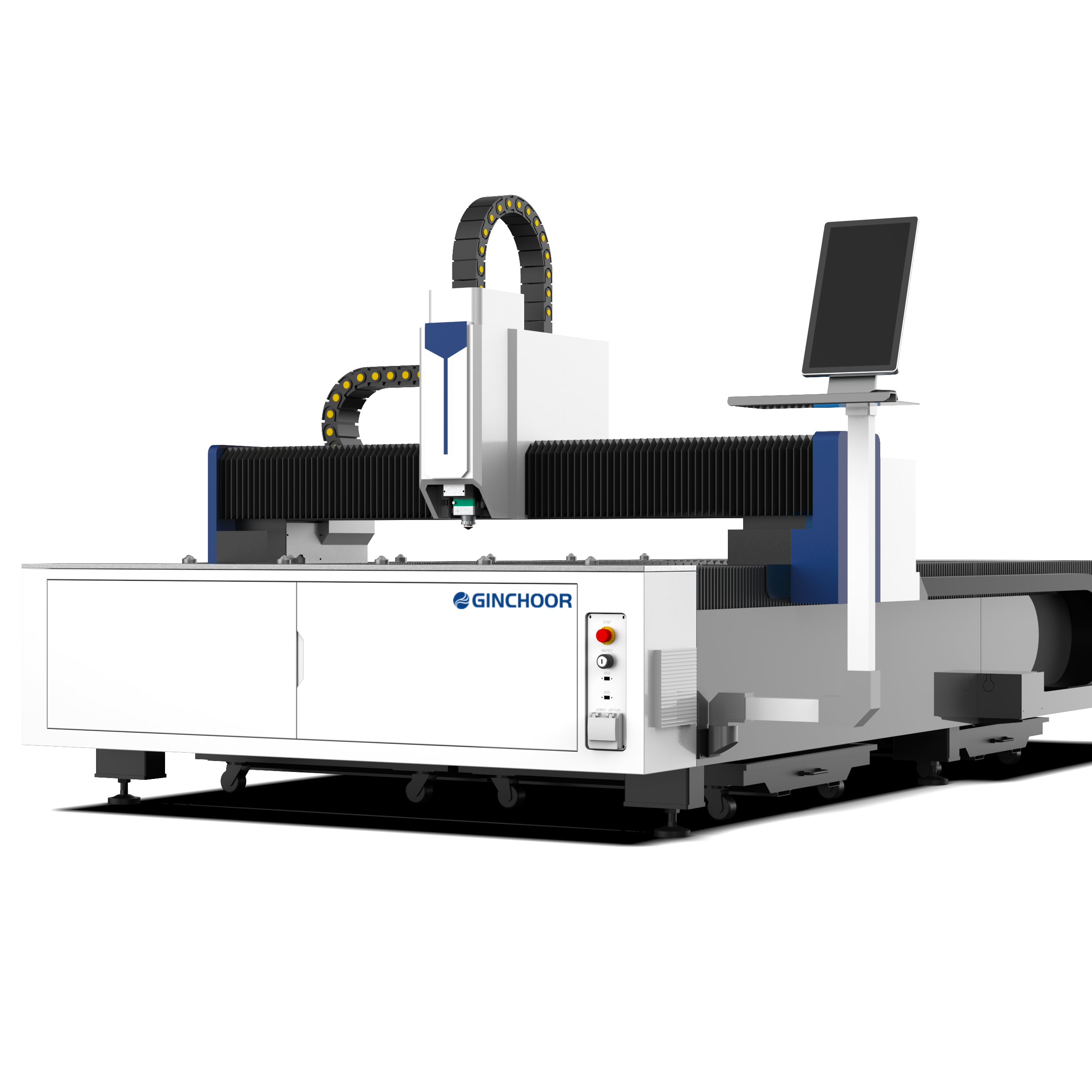 Professional High Power 2000W 3000W Metal Fiber Laser Cutting Machine Supports BMP &amp; PLT Graphic Format