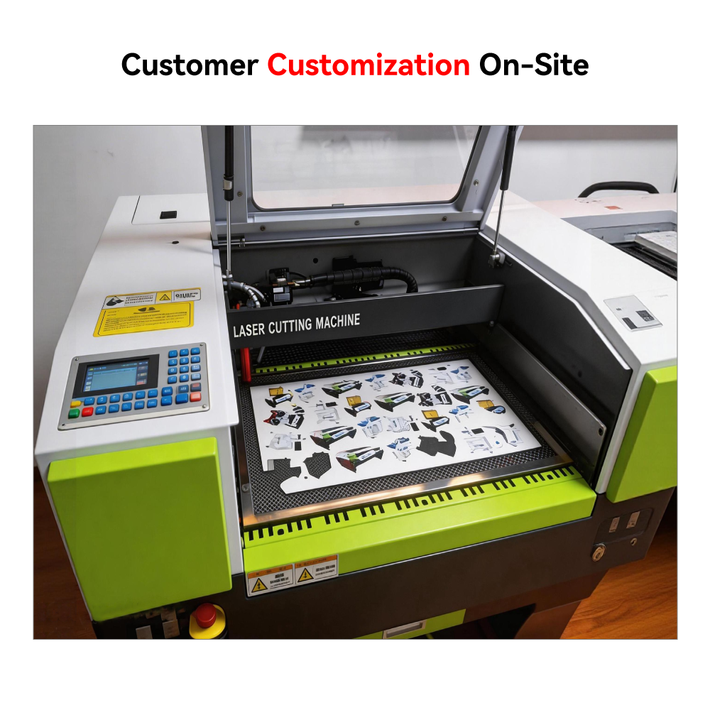Manufacturer Supplier 4060 50 Watt Co2 Laser Cutting Machine for Sailcloth Hight Speed