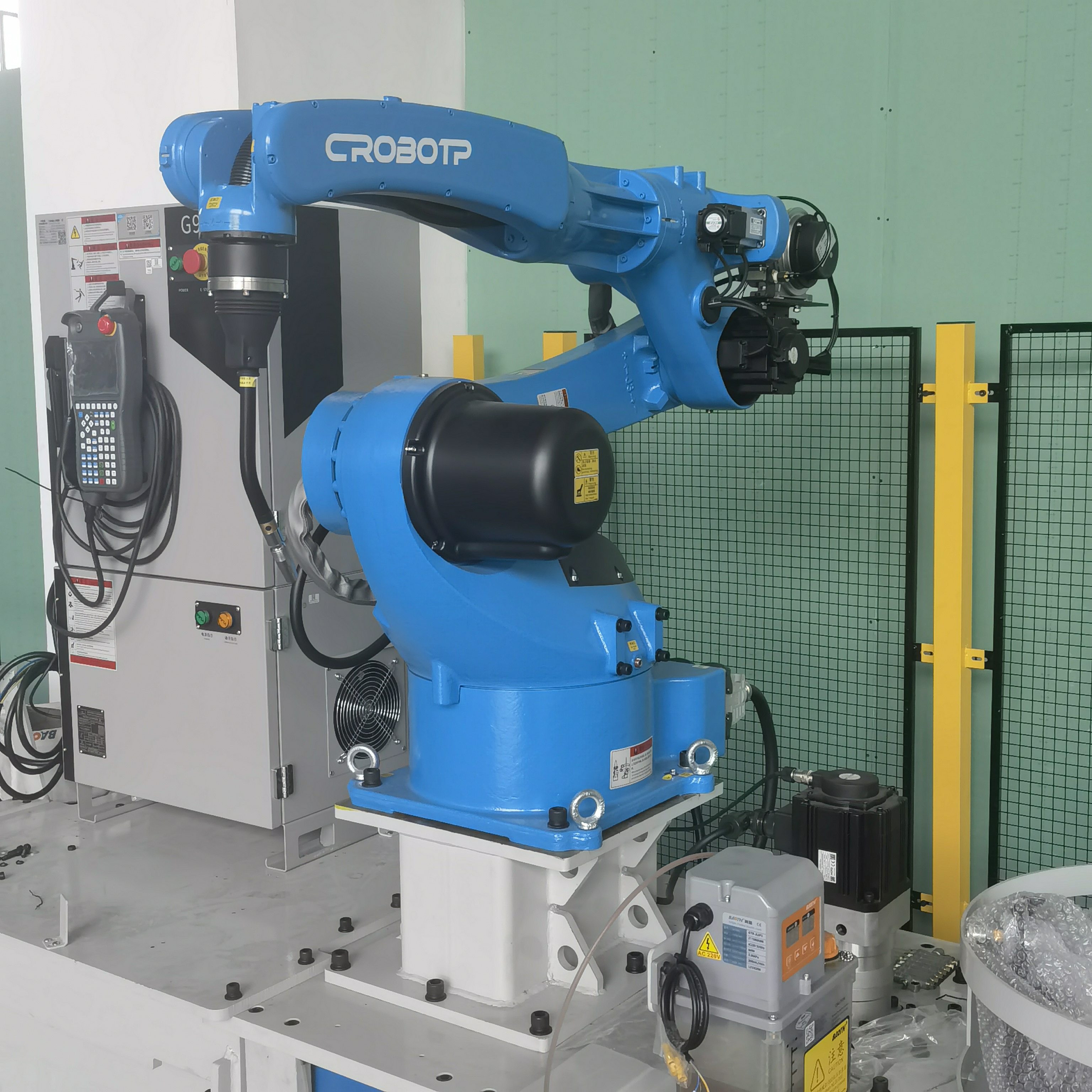 ES Laser Automatic Fiber Laser Welding Robot Compact Structure High Precision High Speed High Expansibility Easy Operation High