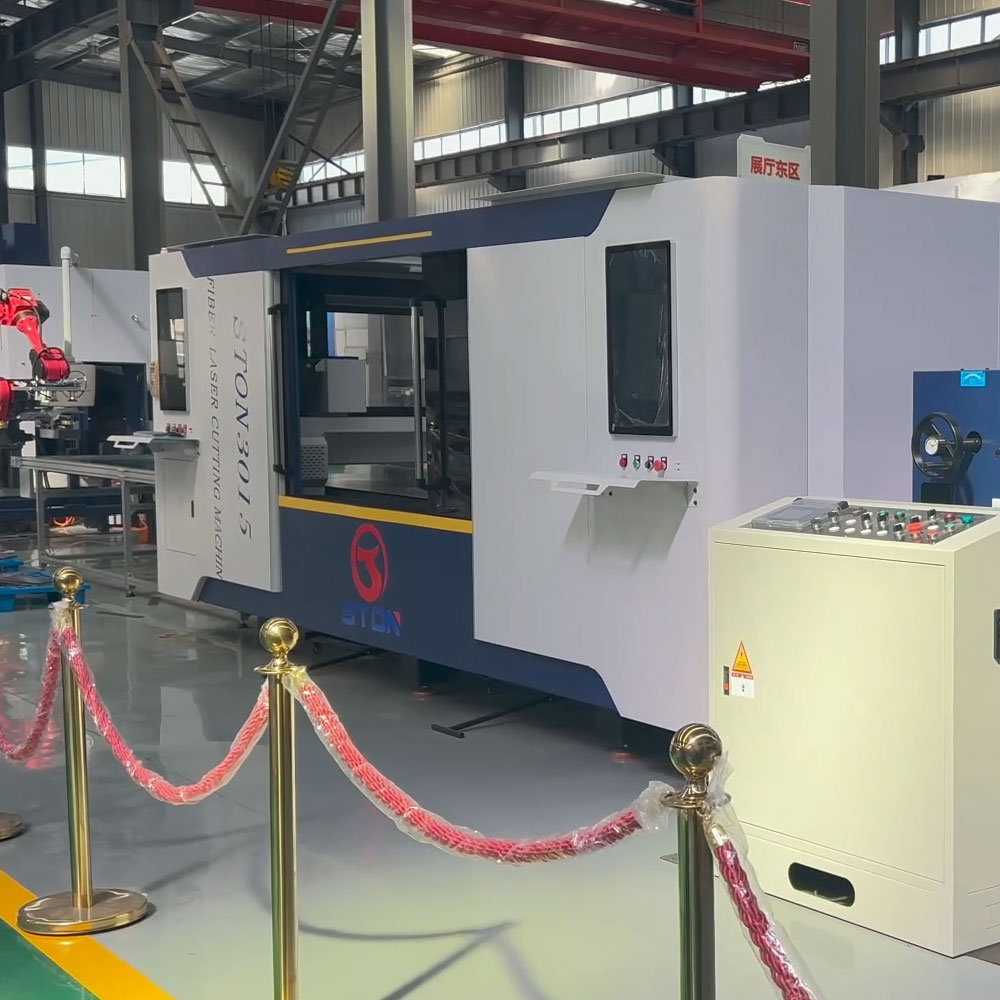 Automated Line Robotic Loading Uncoiling Leveling Laser Cutting Bending Welding Sheet Metal Fabrication STON Brand 380V