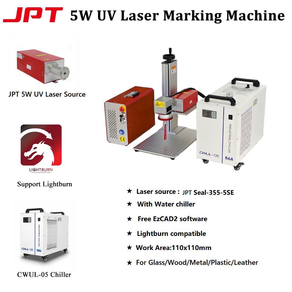 JPT/Huaray UV Laser Marking Machine Angle View