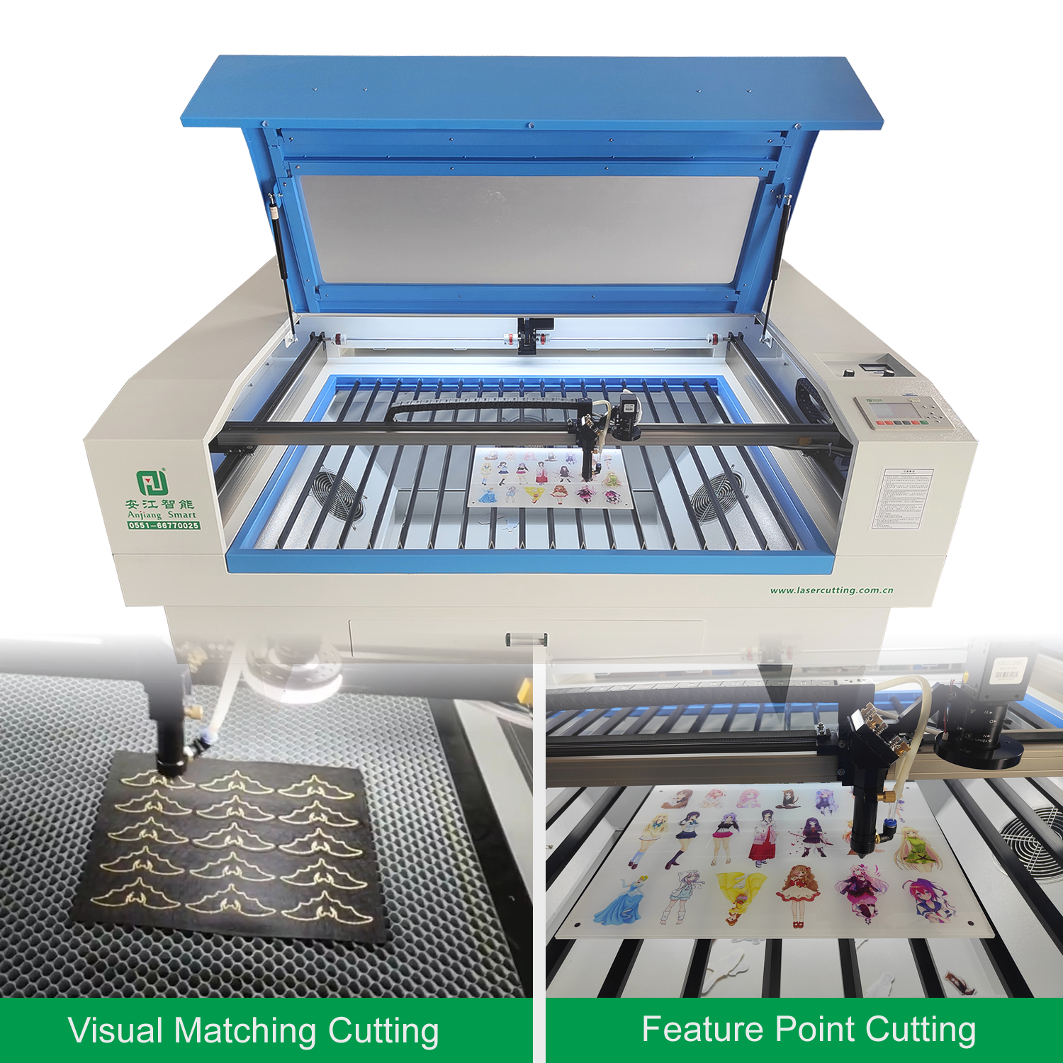 CO2 Laser Cutting Machine Engraving Machine CCD CO2 Laser Cutting Machine 1390