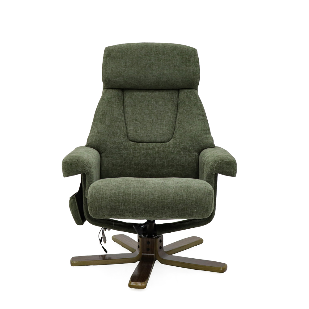 Wholesale 7001MF Geeksofa Chenille Stressless Leisure Chair with Ottoman Suppliers, Factory