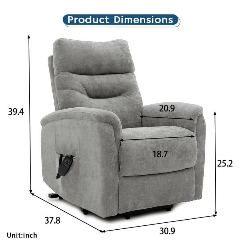 China 9119DF Geeksofa Dual Motor Power Medical Lift Recliner Chair Suppliers, Factories