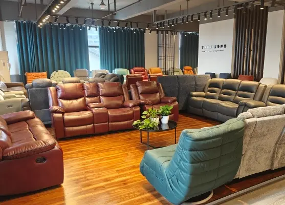 Recliner sofa showroom