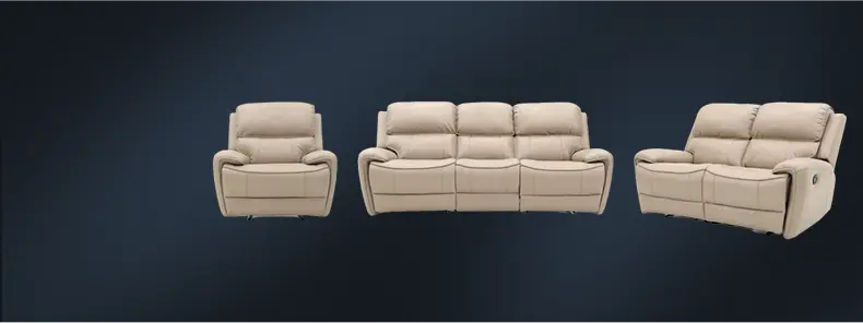 Power recliner sofa set wholesale