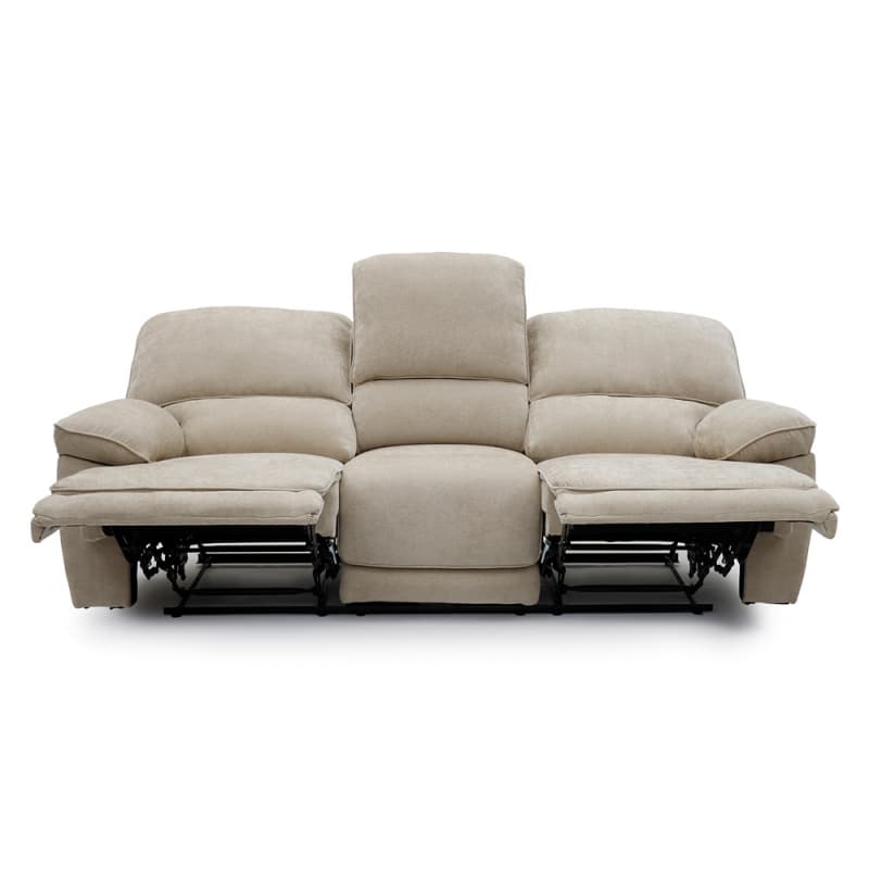 Wholesale 8061MF Geeksofa Fabric Manual Motion Recliner Sofa Set with Drop Down Table Manufacturer, Suppliers