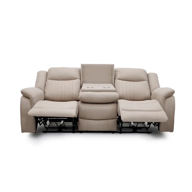 China 8043PM Geeksofa Microfiber Power Motion Recliner Sofa Set with Drop Down Table Manufacturer, Factories