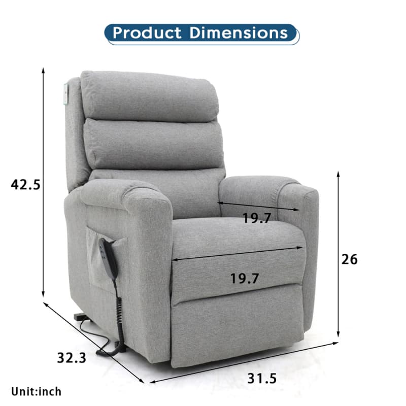 Wholesale 9198DF Geeksofa Dual Motor Power Medical Lift Recliner Chair Pricelist, Quotes