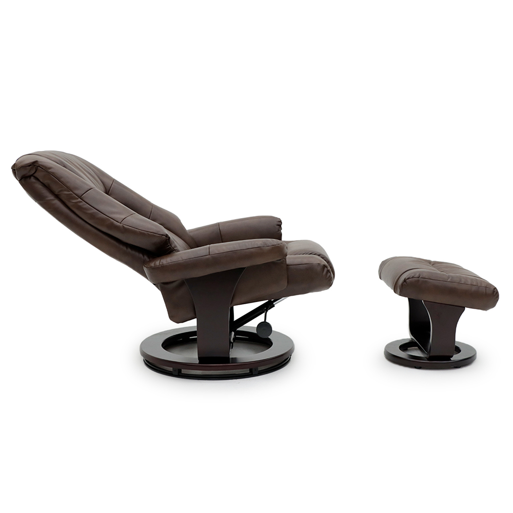 China 7002ML Geeksofa Leather Stressless Leisure Chair with Ottoman Manufacturer, Factory