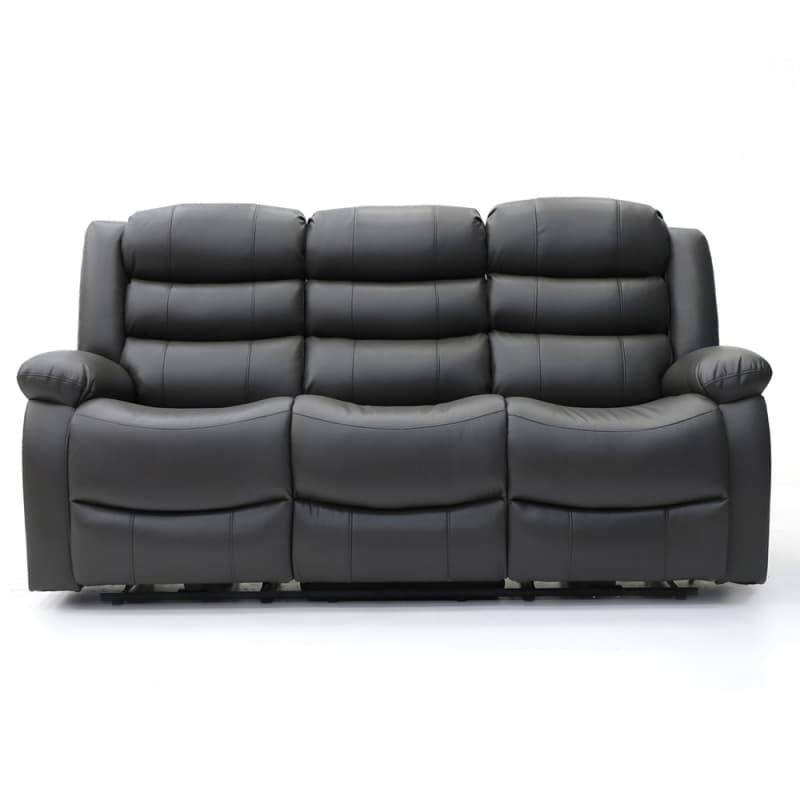 Wholesale 9204PL Geeksofa Leather Power Motion Recliner Sofa Set with Console Supplier, Factories