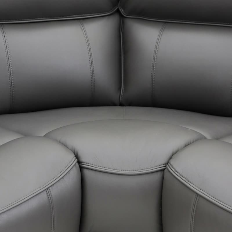Wholesale 9223ML Geeksofa Leather Manual Corner Recliner Sofa Suppliers, Pricelist