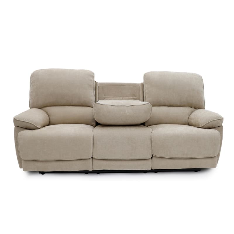 Wholesale 8061MF Geeksofa Fabric Manual Motion Recliner Sofa Set with Drop Down Table Manufacturer, Suppliers