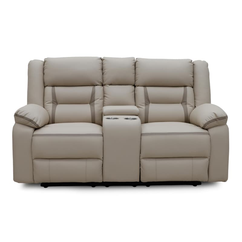 China 9094ML Geeksofa Leather Manual Motion Recliner Sofa Set with Console Factory, Factories