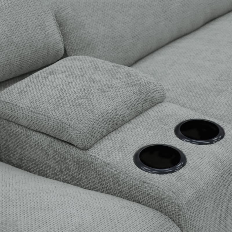 Wholesale 9248PF Geeksofa Fabric Power Corner Recliner Sofa with Console Manufacturers, Pricelist